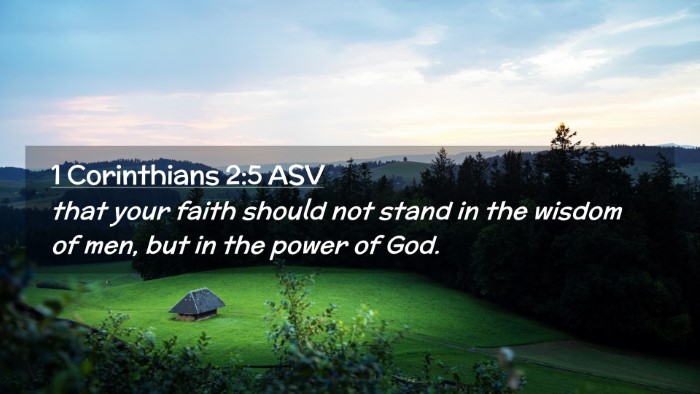 Picture 02 - 1 Corinthians 2:5 ASV Desktop Wallpaper - that your faith should not stand in the wisdom of - Desktop Bible Verse Wallpaper