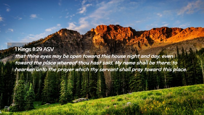 Picture 02 - 1 Kings 8:29 ASV Desktop Wallpaper - that thine eyes may be open toward this house - Desktop Bible Verse Wallpaper
