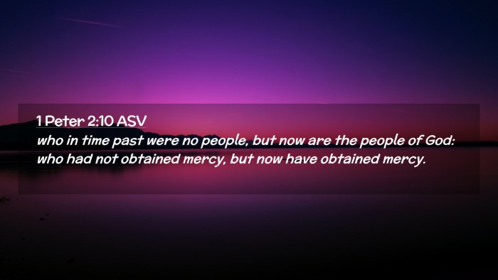 Picture 02 - 1 Peter 2:10 ASV Desktop Wallpaper - who in time past were no people, but now are the - Desktop Bible Verse Wallpaper