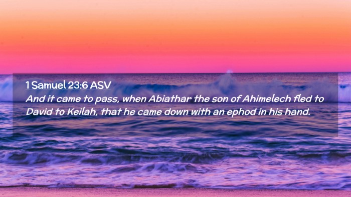 Picture 02 - 1 Samuel 23:6 ASV Desktop Wallpaper - And it came to pass, when Abiathar the son of - Desktop Bible Verse Wallpaper
