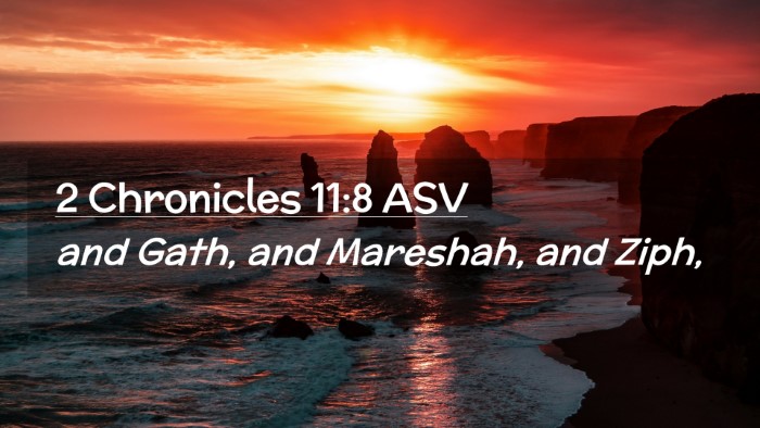 Picture 02 - 2 Chronicles 11:8 ASV Desktop Wallpaper - and Gath, and Mareshah, and - Desktop Bible Verse Wallpaper