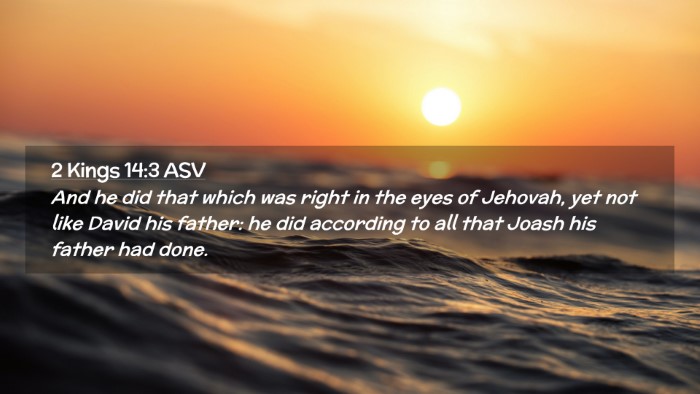 Picture 02 - 2 Kings 14:3 ASV Desktop Wallpaper - And he did that which was right in the eyes of - Desktop Bible Verse Wallpaper