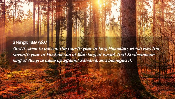 Picture 02 - 2 Kings 18:9 ASV Desktop Wallpaper - And it came to pass in the fourth year of king - Desktop Bible Verse Wallpaper