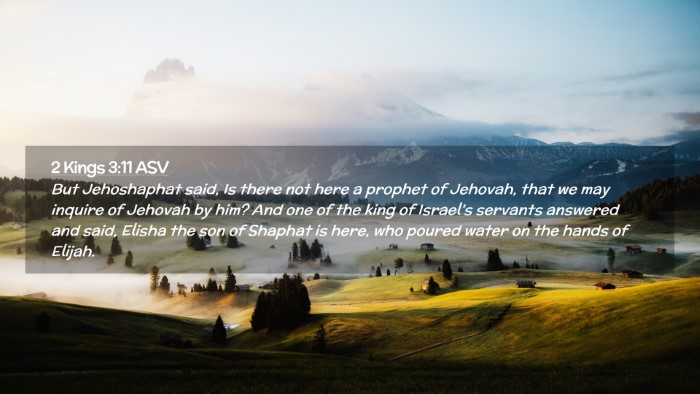 Picture 02 - 2 Kings 3:11 ASV Desktop Wallpaper - But Jehoshaphat said, Is there not here a prophet - Desktop Bible Verse Wallpaper