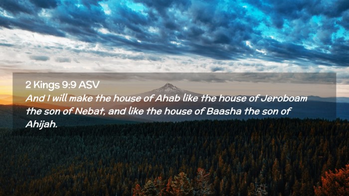 Picture 02 - 2 Kings 9:9 ASV Desktop Wallpaper - And I will make the house of Ahab like the house - Desktop Bible Verse Wallpaper