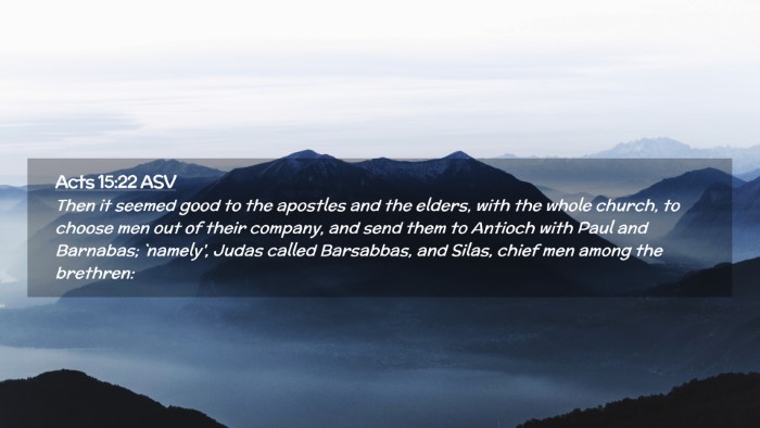 Picture 02 - Acts 15:22 ASV Desktop Wallpaper - Then it seemed good to the apostles and the - Desktop Bible Verse Wallpaper