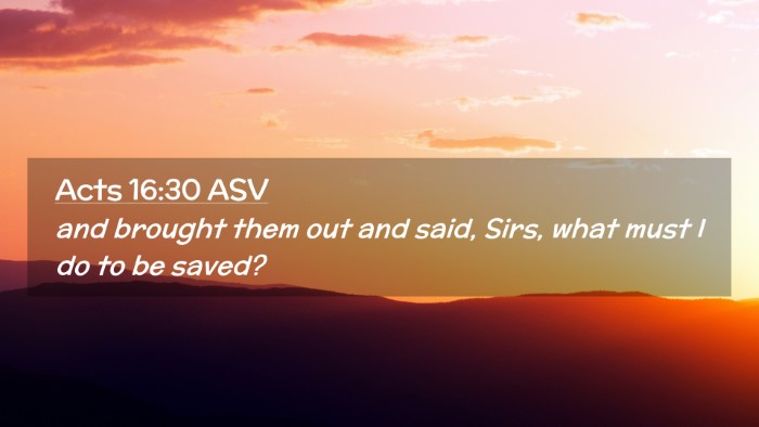 Picture 02 - Acts 16:30 ASV Desktop Wallpaper - and brought them out and said, Sirs, what must I - Desktop Bible Verse Wallpaper