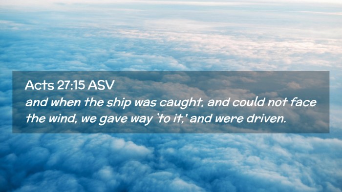 Picture 02 - Acts 27:15 ASV Desktop Wallpaper - and when the ship was caught, and could not face - Desktop Bible Verse Wallpaper