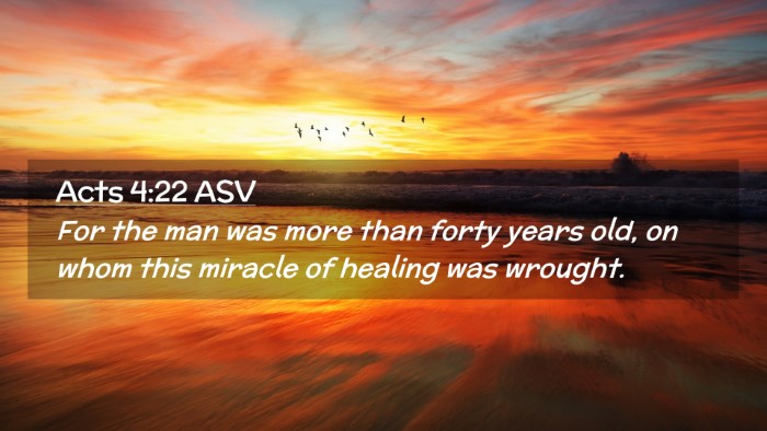 Picture 02 - Acts 4:22 ASV Desktop Wallpaper - For the man was more than forty years old, on - Desktop Bible Verse Wallpaper