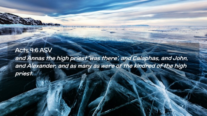 Picture 02 - Acts 4:6 ASV Desktop Wallpaper - and Annas the high priest `was there', and - Desktop Bible Verse Wallpaper