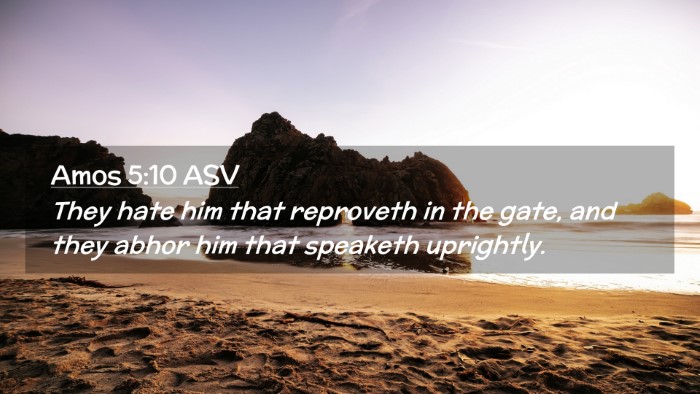 Picture 02 - Amos 5:10 ASV Desktop Wallpaper - They hate him that reproveth in the gate, and - Desktop Bible Verse Wallpaper