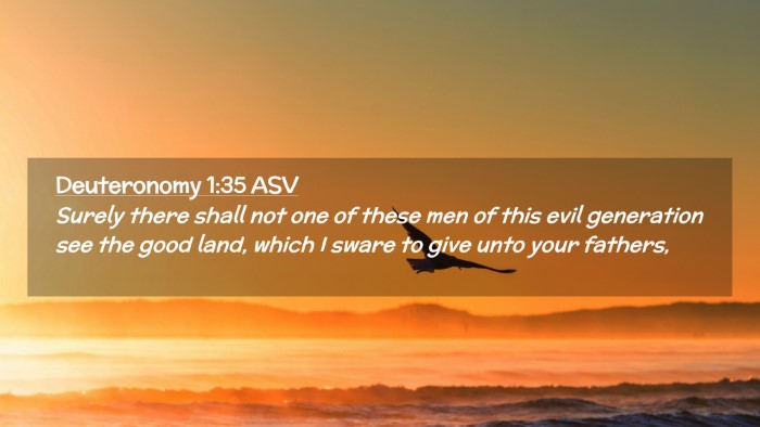 Picture 02 - Deuteronomy 1:35 ASV Desktop Wallpaper - Surely there shall not one of these men of this - Desktop Bible Verse Wallpaper