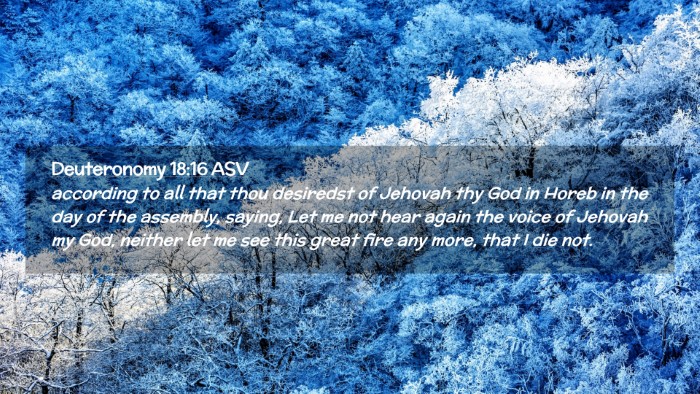 Picture 02 - Deuteronomy 18:16 ASV Desktop Wallpaper - according to all that thou desiredst of Jehovah - Desktop Bible Verse Wallpaper