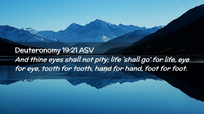 Picture 02 - Deuteronomy 19:21 ASV Desktop Wallpaper - And thine eyes shall not pity; life `shall go' - Desktop Bible Verse Wallpaper