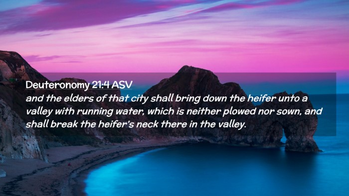 Picture 02 - Deuteronomy 21:4 ASV Desktop Wallpaper - and the elders of that city shall bring down the - Desktop Bible Verse Wallpaper