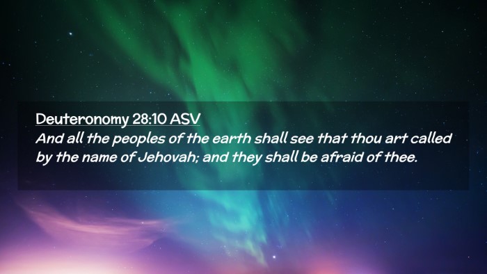Picture 02 - Deuteronomy 28:10 ASV Desktop Wallpaper - And all the peoples of the earth shall see that - Desktop Bible Verse Wallpaper