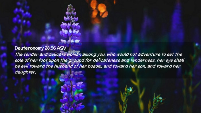 Picture 02 - Deuteronomy 28:56 ASV Desktop Wallpaper - The tender and delicate woman among you, who - Desktop Bible Verse Wallpaper