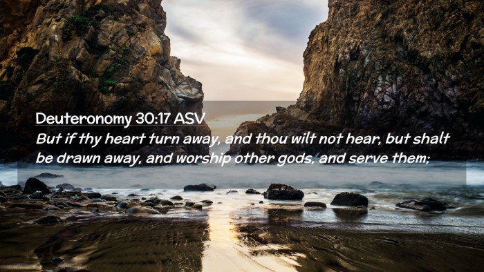 Picture 02 - Deuteronomy 30:17 ASV Desktop Wallpaper - But if thy heart turn away, and thou wilt not - Desktop Bible Verse Wallpaper