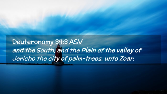 Picture 02 - Deuteronomy 34:3 ASV Desktop Wallpaper - and the South, and the Plain of the valley of - Desktop Bible Verse Wallpaper