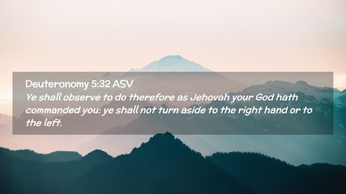 Picture 02 - Deuteronomy 5:32 ASV Desktop Wallpaper - Ye shall observe to do therefore as Jehovah your - Desktop Bible Verse Wallpaper