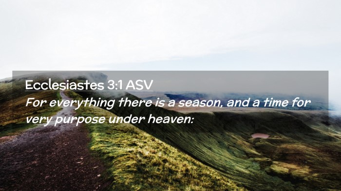 Picture 02 - Ecclesiastes 3:1 ASV Desktop Wallpaper - For everything there is a season, and a time for - Desktop Bible Verse Wallpaper