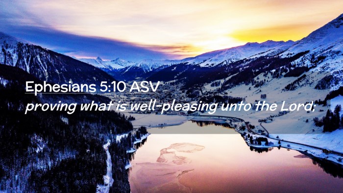 Picture 02 - Ephesians 5:10 ASV Desktop Wallpaper - proving what is well-pleasing unto the - Desktop Bible Verse Wallpaper