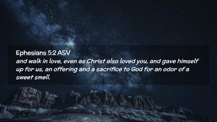 Picture 02 - Ephesians 5:2 ASV Desktop Wallpaper - and walk in love, even as Christ also loved you, - Desktop Bible Verse Wallpaper
