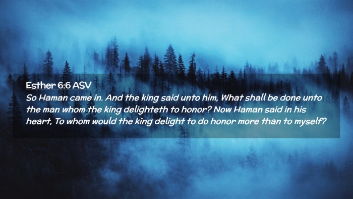 Picture 02 - Esther 6:6 ASV Desktop Wallpaper - So Haman came in. And the king said unto him, - Desktop Bible Verse Wallpaper