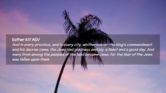 Picture 02 - Esther 8:17 ASV Desktop Wallpaper - And in every province, and in every city, - Desktop Bible Verse Wallpaper