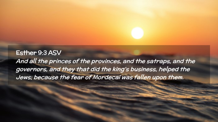 Picture 02 - Esther 9:3 ASV Desktop Wallpaper - And all the princes of the provinces, and the - Desktop Bible Verse Wallpaper