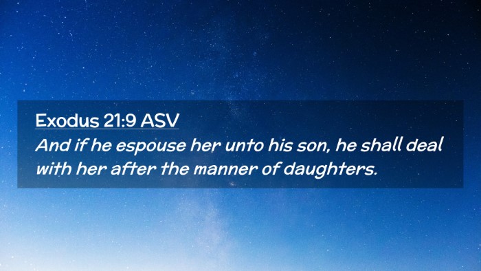 Picture 02 - Exodus 21:9 ASV Desktop Wallpaper - And if he espouse her unto his son, he shall deal - Desktop Bible Verse Wallpaper