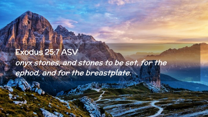 Picture 02 - Exodus 25:7 ASV Desktop Wallpaper - onyx stones, and stones to be set, for the ephod, - Desktop Bible Verse Wallpaper