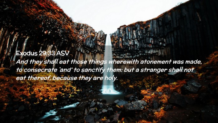 Picture 02 - Exodus 29:33 ASV Desktop Wallpaper - And they shall eat those things wherewith - Desktop Bible Verse Wallpaper