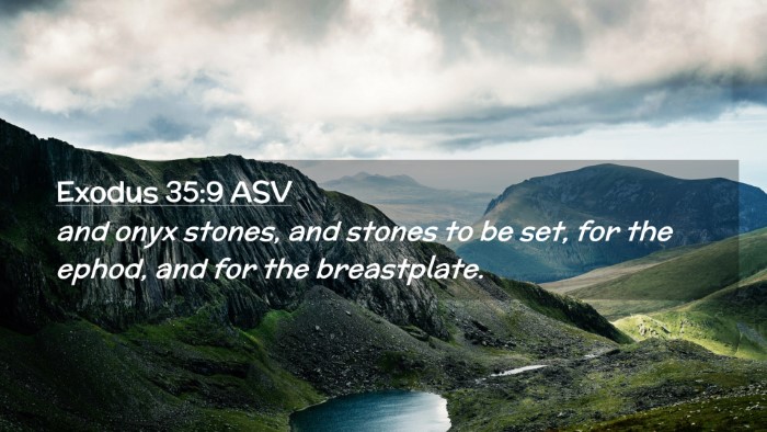 Picture 02 - Exodus 35:9 ASV Desktop Wallpaper - and onyx stones, and stones to be set, for the - Desktop Bible Verse Wallpaper