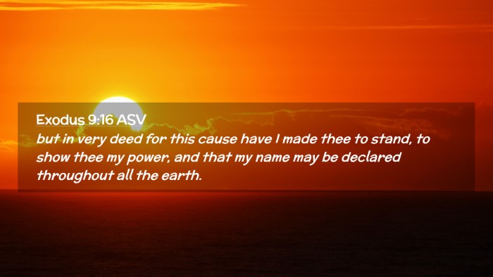 Picture 02 - Exodus 9:16 ASV Desktop Wallpaper - but in very deed for this cause have I made thee - Desktop Bible Verse Wallpaper