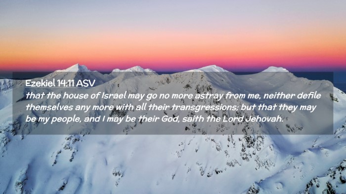 Picture 02 - Ezekiel 14:11 ASV Desktop Wallpaper - that the house of Israel may go no more astray - Desktop Bible Verse Wallpaper