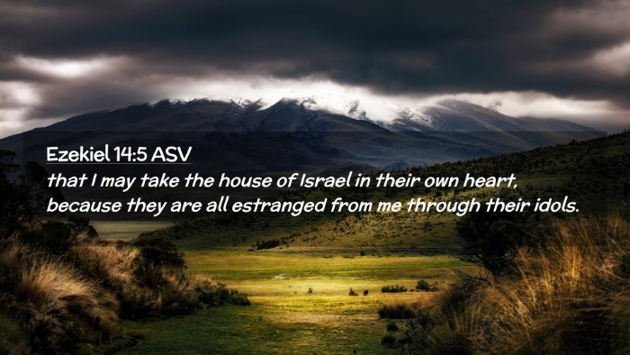 Picture 02 - Ezekiel 14:5 ASV Desktop Wallpaper - that I may take the house of Israel in their own - Desktop Bible Verse Wallpaper