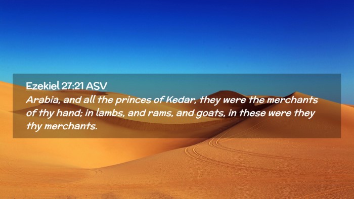 Picture 02 - Ezekiel 27:21 ASV Desktop Wallpaper - Arabia, and all the princes of Kedar, they were - Desktop Bible Verse Wallpaper