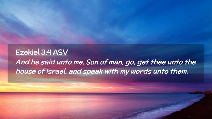 Picture 02 - Ezekiel 3:4 ASV Desktop Wallpaper - And he said unto me, Son of man, go, get thee - Desktop Bible Verse Wallpaper