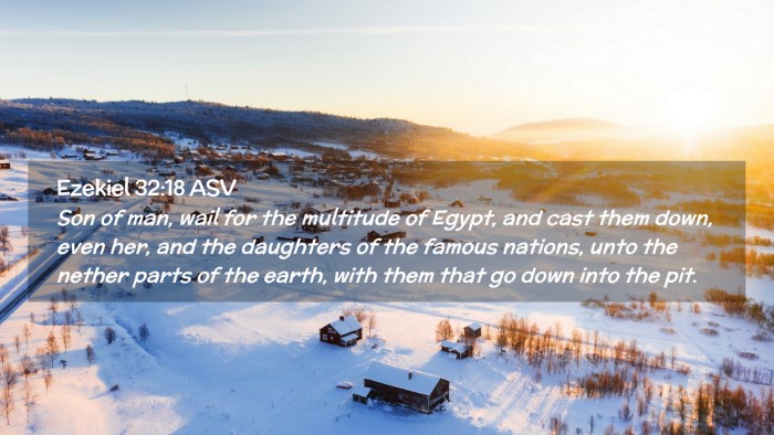 Picture 02 - Ezekiel 32:18 ASV Desktop Wallpaper - Son of man, wail for the multitude of Egypt, and - Desktop Bible Verse Wallpaper