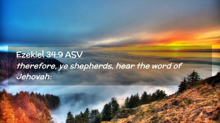 Picture 02 - Ezekiel 34:9 ASV Desktop Wallpaper - therefore, ye shepherds, hear the word of - Desktop Bible Verse Wallpaper