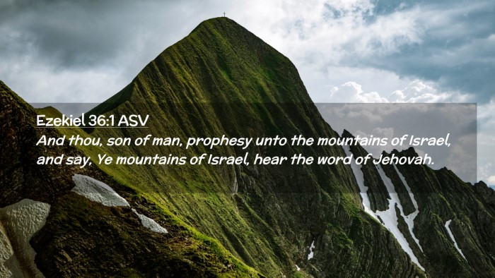 Picture 02 - Ezekiel 36:1 ASV Desktop Wallpaper - And thou, son of man, prophesy unto the mountains - Desktop Bible Verse Wallpaper