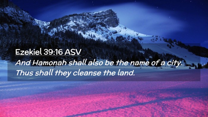 Picture 02 - Ezekiel 39:16 ASV Desktop Wallpaper - And Hamonah shall also be the name of a city. - Desktop Bible Verse Wallpaper