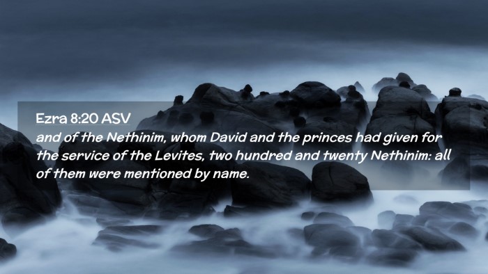 Picture 02 - Ezra 8:20 ASV Desktop Wallpaper - and of the Nethinim, whom David and the princes - Desktop Bible Verse Wallpaper