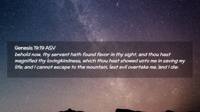 Picture 02 - Genesis 19:19 ASV Desktop Wallpaper - behold now, thy servant hath found favor in thy - Desktop Bible Verse Wallpaper