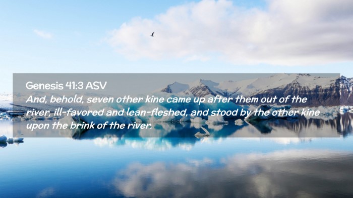 Picture 02 - Genesis 41:3 ASV Desktop Wallpaper - And, behold, seven other kine came up after them - Desktop Bible Verse Wallpaper