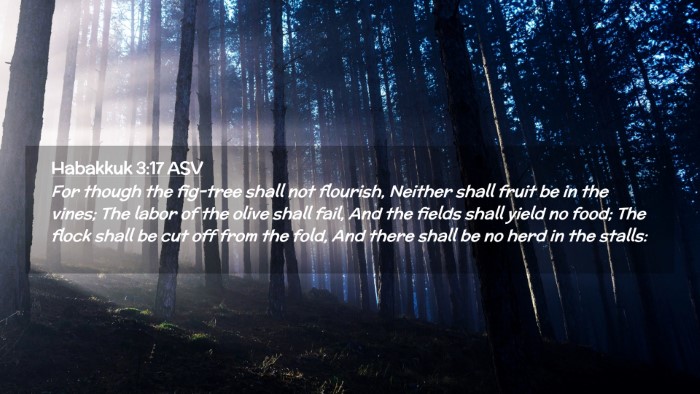 Picture 02 - Habakkuk 3:17 ASV Desktop Wallpaper - For though the fig-tree shall not flourish, - Desktop Bible Verse Wallpaper