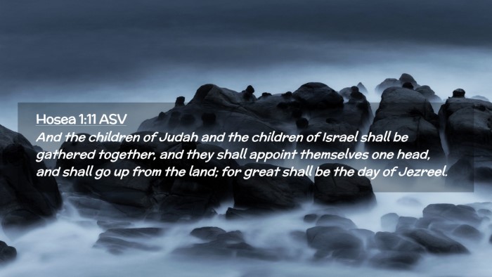 Picture 02 - Hosea 1:11 ASV Desktop Wallpaper - And the children of Judah and the children of - Desktop Bible Verse Wallpaper