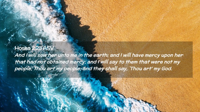 Picture 02 - Hosea 2:23 ASV Desktop Wallpaper - And I will sow her unto me in the earth; and I - Desktop Bible Verse Wallpaper