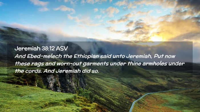 Picture 02 - Jeremiah 38:12 ASV Desktop Wallpaper - And Ebed-melech the Ethiopian said unto Jeremiah, - Desktop Bible Verse Wallpaper